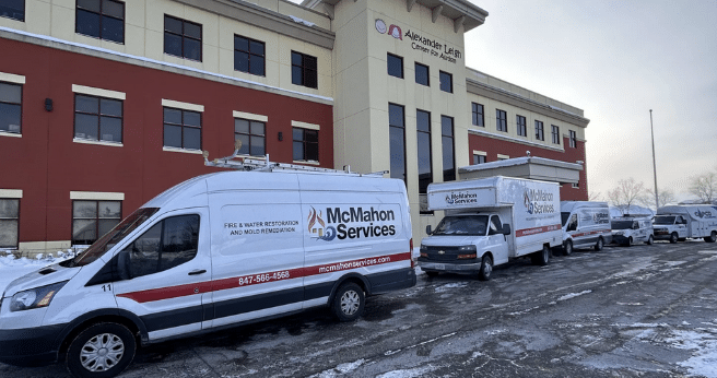 Commercial Water Damage Project