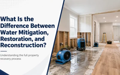 What Is the Difference Between Water Mitigation and Restoration?