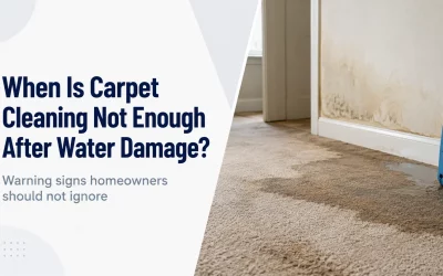 When Is Carpet Cleaning Not Enough After Water Damage?
