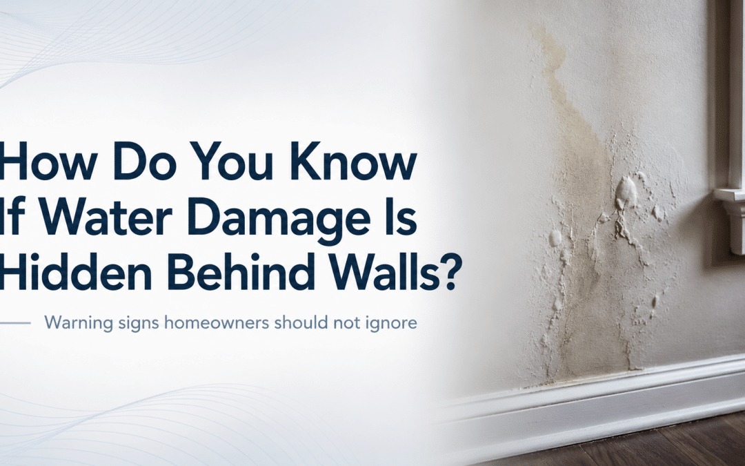 How Can You Tell If Water Damage Is Hidden Behind Walls?