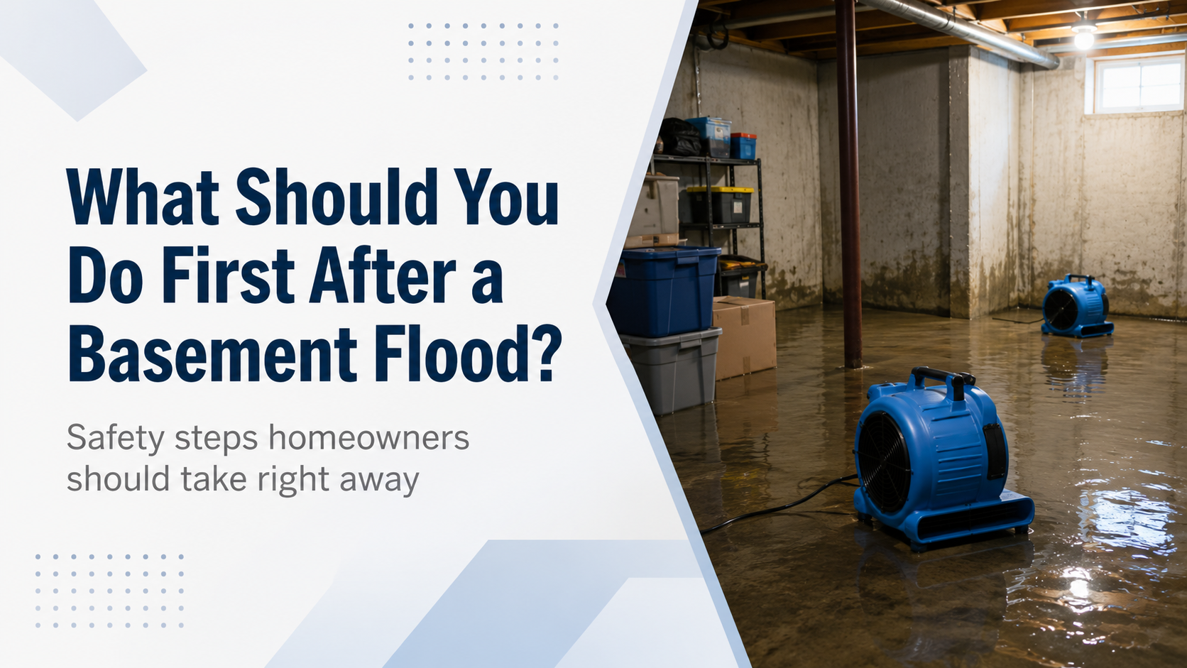 What Are the First Steps After Basement Water Damage What Are the First Steps After Basement Water Damage