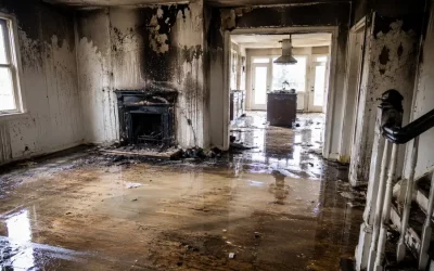 How Does Firefighting Water Cause Secondary Damage After a House Fire?
