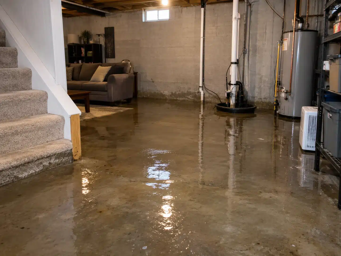 basement-flooding-after-sump-pump-failure